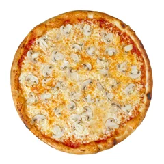 Rolgordijnen Pizza Funghi © imagesetc