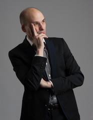 businessman thinking