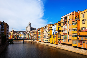 Fototapeta na wymiar Day view of Girona