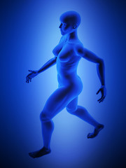 Fototapeta na wymiar female human body