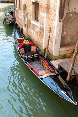 Fototapeta na wymiar venezia gondole 1484