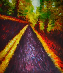  Impressionismus Kunstdruck Ölgemälde Gemälde Straße © artefacti