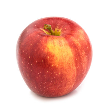 red apple isolated on white background