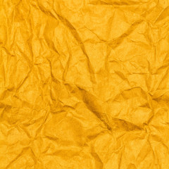 Crumpled recycled paper background texture. Vintage craft paper