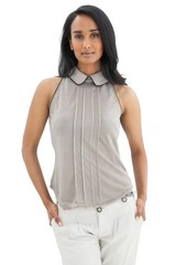 Fototapeta premium Portrait of a woman over white background