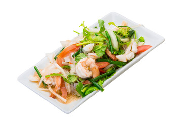 Glass noodle with seafood