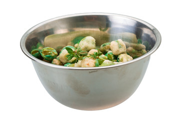 Crispy green peas