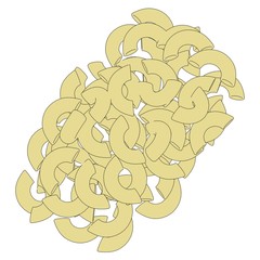 cartoon image of pasta food
