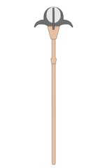 cartoon image of wizard´s staff