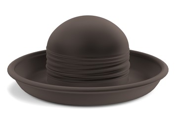 realistic 3d render of hat