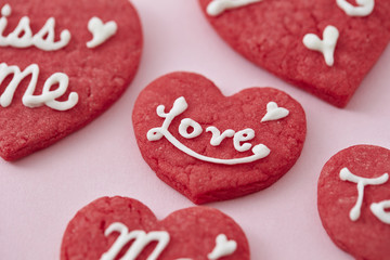 Obraz na płótnie Canvas Hearts Cookies