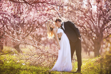 wedding in the spring garden