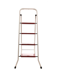 Close up of stepladder.