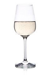 wine glass isolated