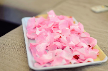 Tray with Petals