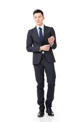 Confident Asian businessman