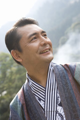 man in yukata