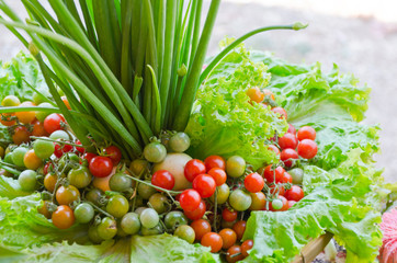 Fresh Vegetables in basket