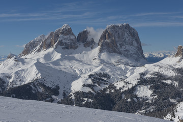 Snow, Peaks and Clouds