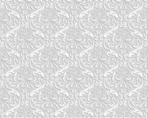 damask seamless pattern - 61987129