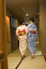 rear view of yukata