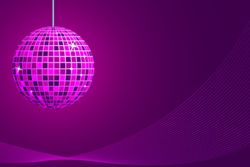 Disco ball background