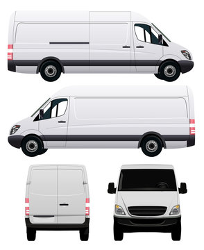 White Commercial Vehicle - Van No 2
