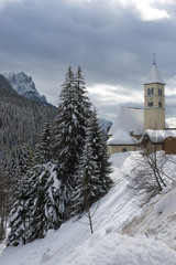 Church in Mazzin di Fassa