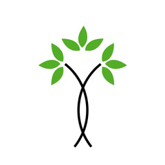 Abstract tree logo