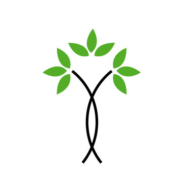 Abstract tree logo