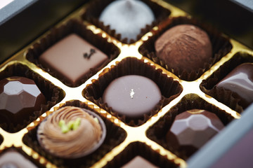 Chocolate Candy in the box