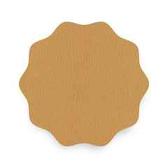 Cercle ondulé en papier kraft