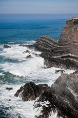 Fototapeta na wymiar Western Portugal Ocean Coastline