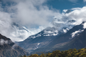 Beautiful landscape of Himalayas mountains