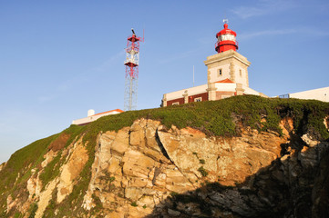 Fototapeta na wymiar Latarnia morska z Cabo da Roca (Portugalia)