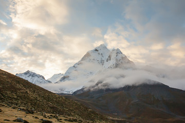 Beautiful landscape of Himalayas mountains