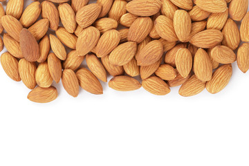 border from almond nuts