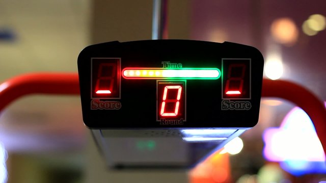 Time and score digital counter