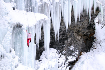 Ice climbing the North Caucasus.