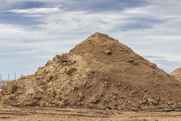 Fototapeta premium Pile of soil