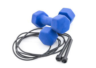 Fitness Equipment Isolated on White