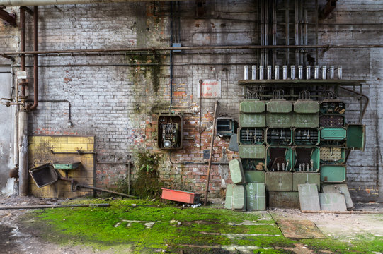 Sicherungskasten in einer Alten Fabrik