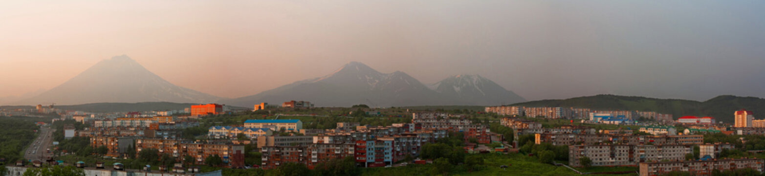 Petropavlovsk-Kamchatsky, panorama