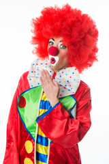 Erstaunter Clown