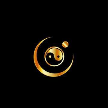 Harmony Logo concept with yin yang
