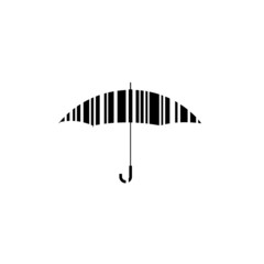 Bar code umbrella