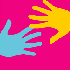 Fototapeta premium Colorful Pop Art logo