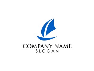 abstract sail logo 2 template