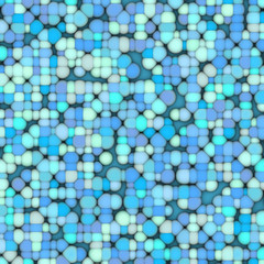 3d bubble balls pattern mosaic backdrop in blue gray