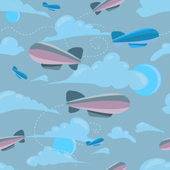 seamless travel pattern of airship